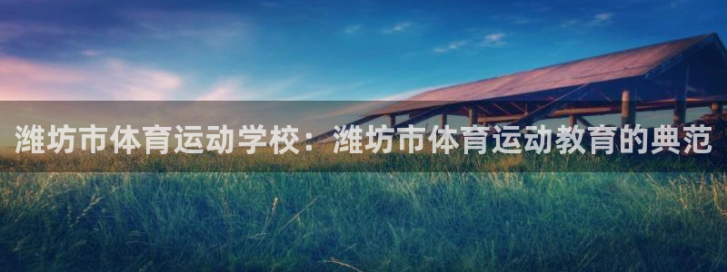 杏耀f凯捷平台在线注册：潍坊市体育运动学校：潍坊市体育运动教育的典范