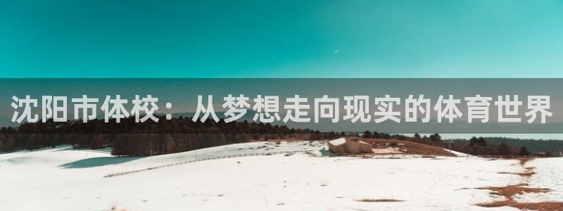 杏耀登录：沈阳市体校：从梦想走向现实的体育世界